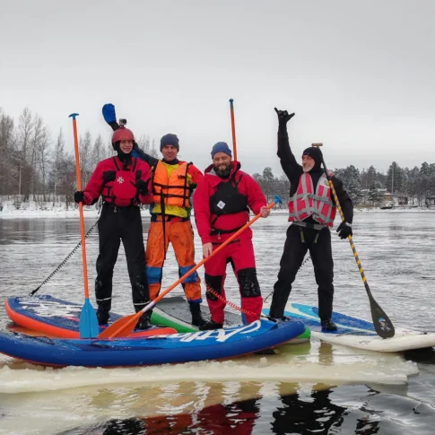 Обучение САП-слалому