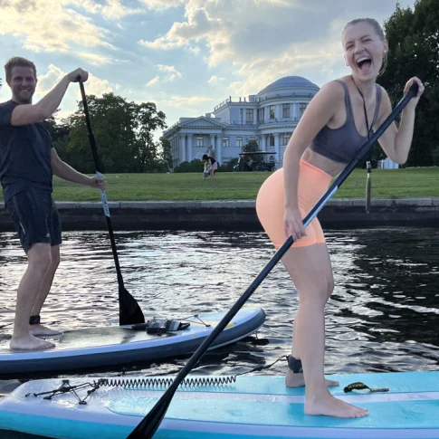 Романтическое свидание на сапах