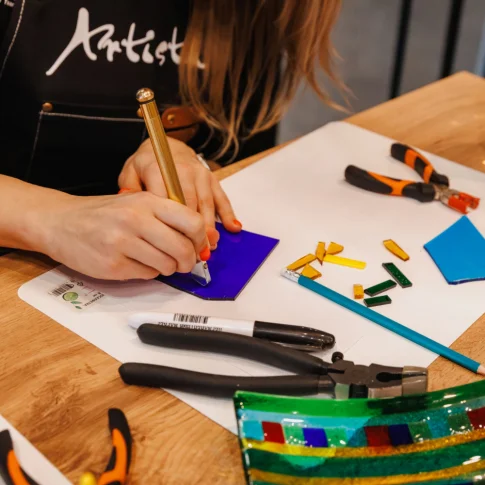 Мастер-класс фьюзинг «Блюдо для сервировки»