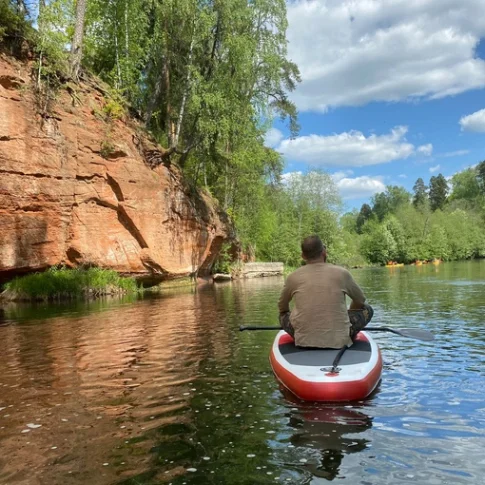 САП прогулка по Борницкому карьеру