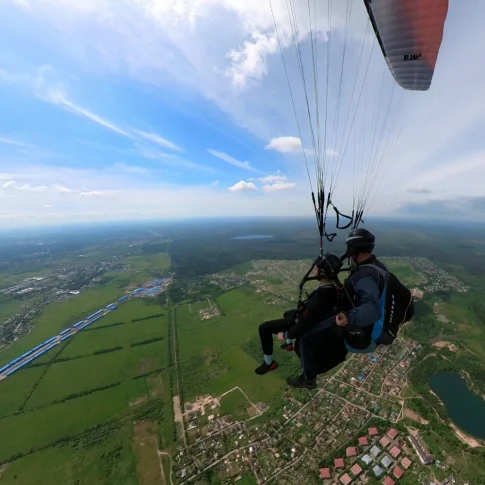 Полет на параплане