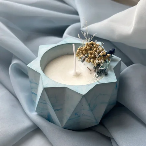 Мастер-класс по созданию свечи в гипсовой форме