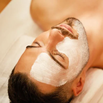 Мужская маска для лица и массаж рук