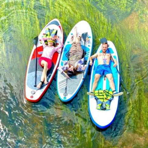 САП прогулка по озеру Донцо