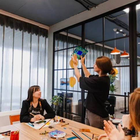 Мастер-класс фьюзинг «Блюдо для сервировки»