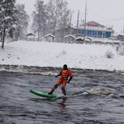 Обучение САП-слалому