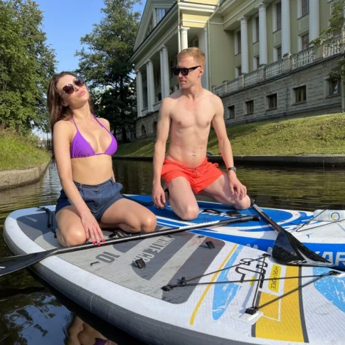 Романтическое свидание на сапах