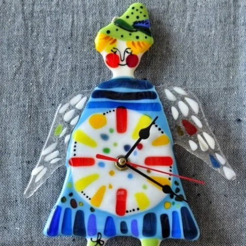 Мастер-класс по фьюзингу «Стильные часы»