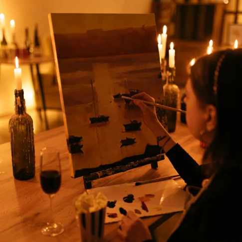 Мастер-класс по живописи «СДВГ Кинотеатр»