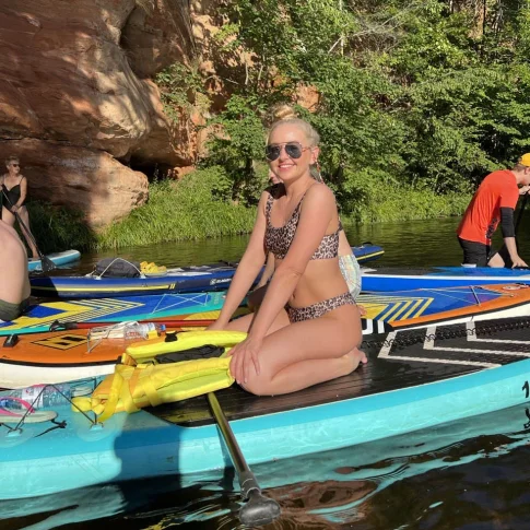 САП прогулка по реке Рощинка