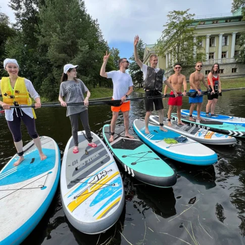 САП прогулка к Новой Голландии