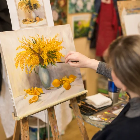 Мастер-класс «Масляная живопись на холсте»