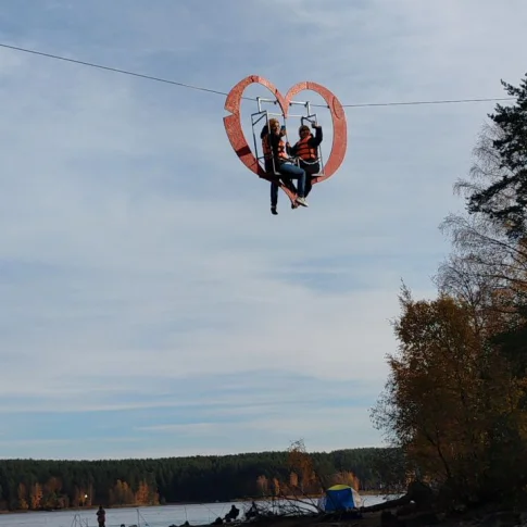 Катание на канатной дороге «Сердечко»