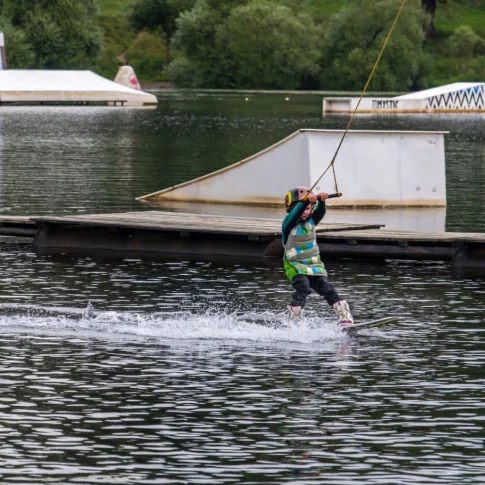 Учебный сет на вейкборде с тренером