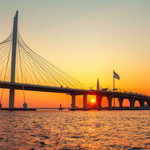 Романтическая прогулка на парусной яхте