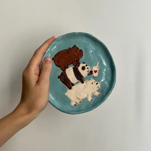 Мастер-класс «Декоративная тарелка»