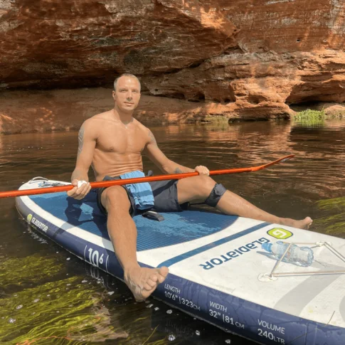 САП прогулка по Борницкому карьеру