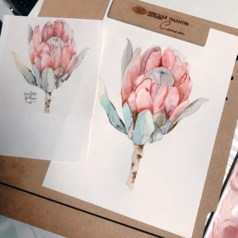 Мастер-класс по быстрым зарисовкам акварелью