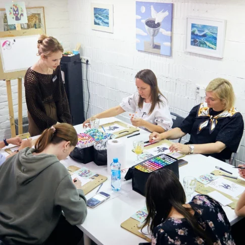 Мастер-класс по быстрым зарисовкам акварелью